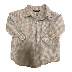 Gymboree Baby Boys Gingham Check Long-Sleeve Shirt 12-18M